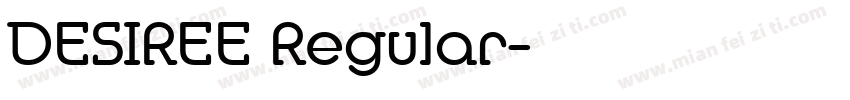DESIREE Regular字体转换